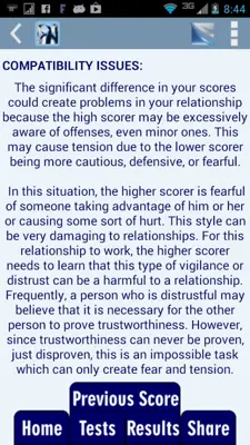Know Your Relationships Tests android App screenshot 1
